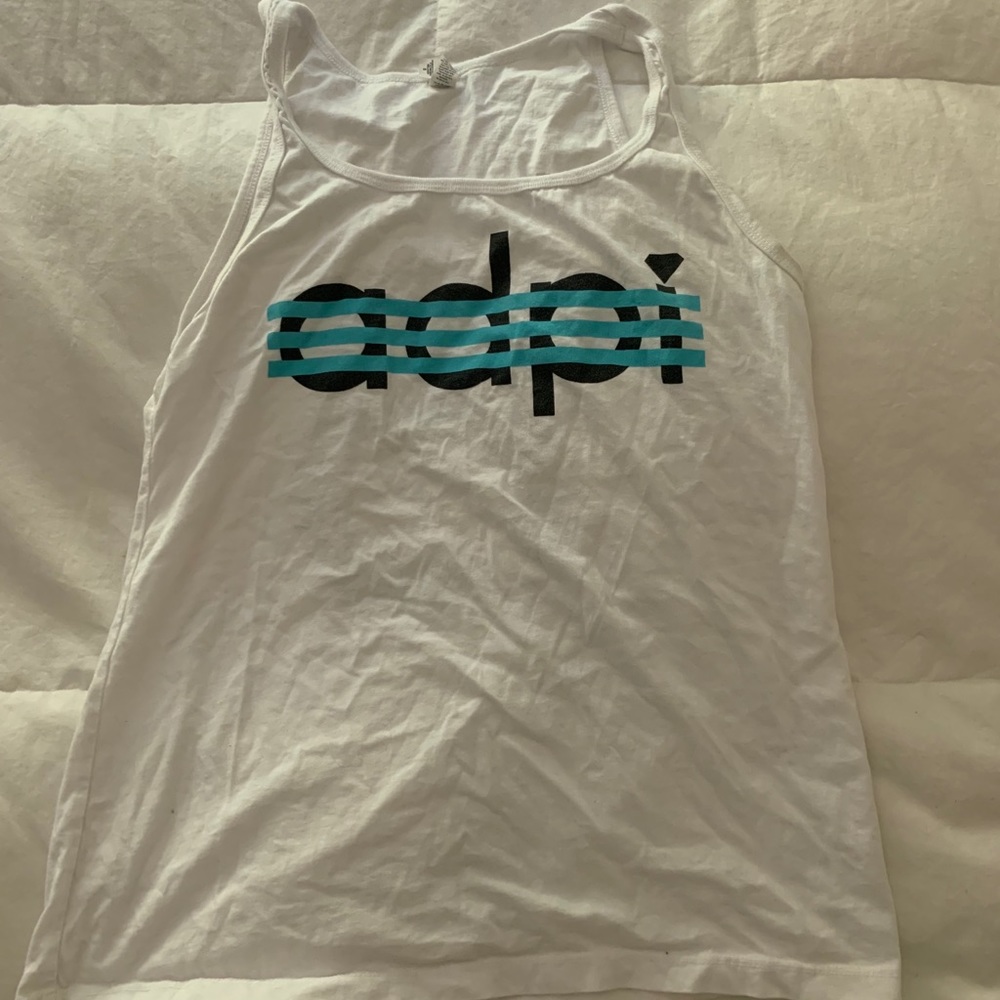 Alpha delta pi Row Cup tank top